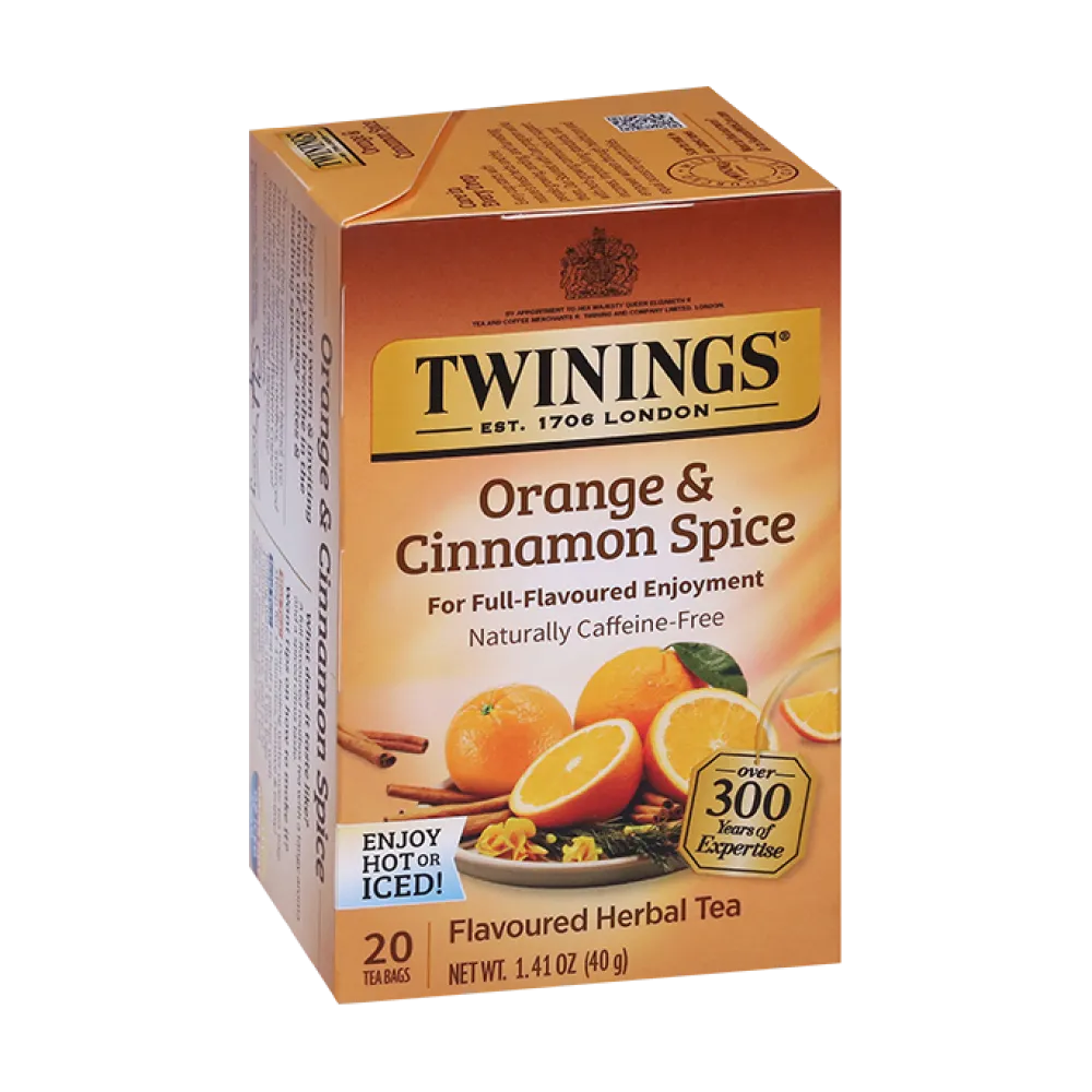 Twinings Orange & Cinnamon Spice Herbal 20s- Twinings