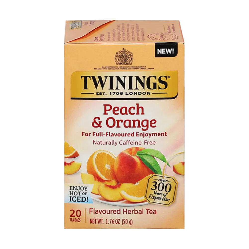 Twinings Peach & Orange Herbal 20s- Twinings