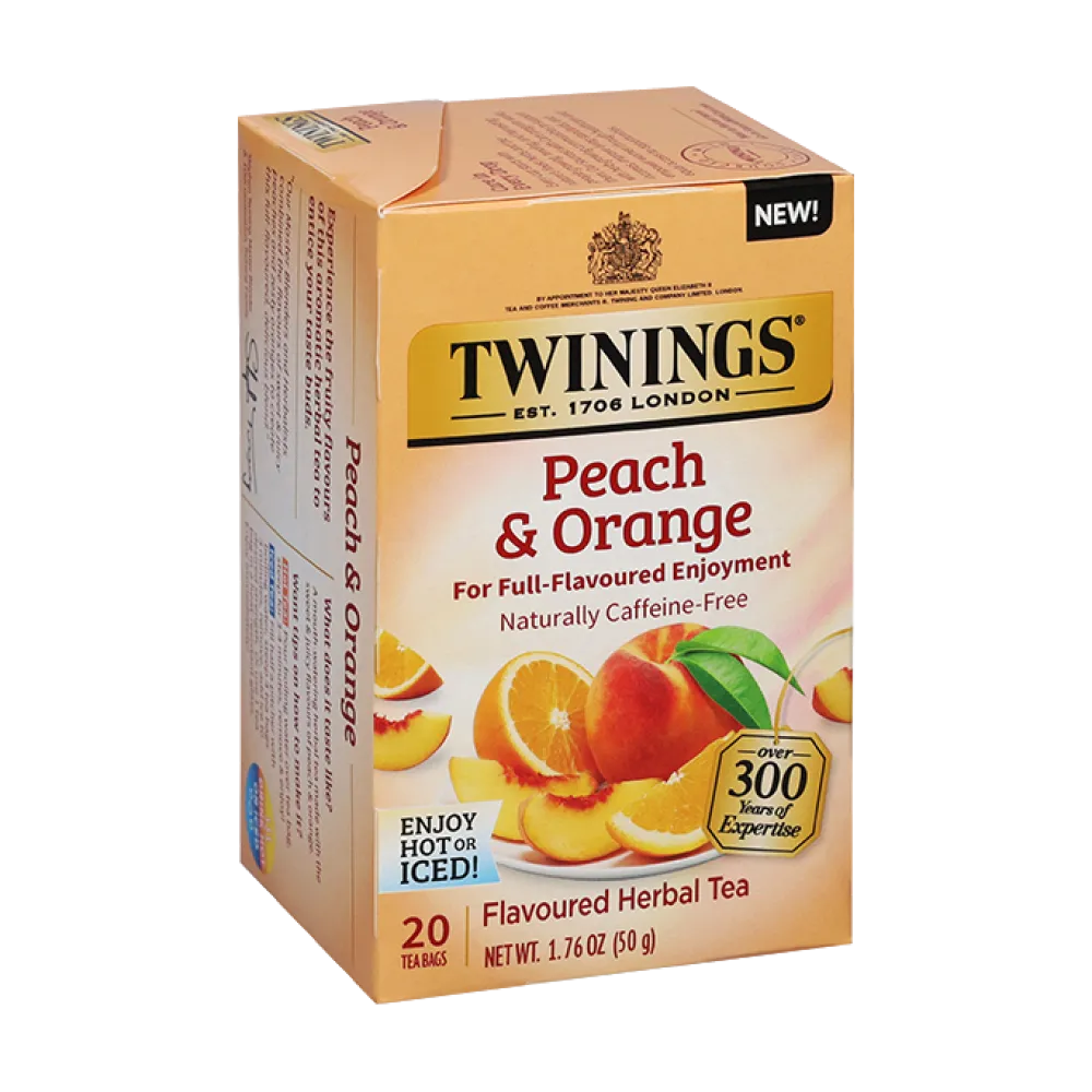 Twinings Peach & Orange Herbal 20s- Twinings