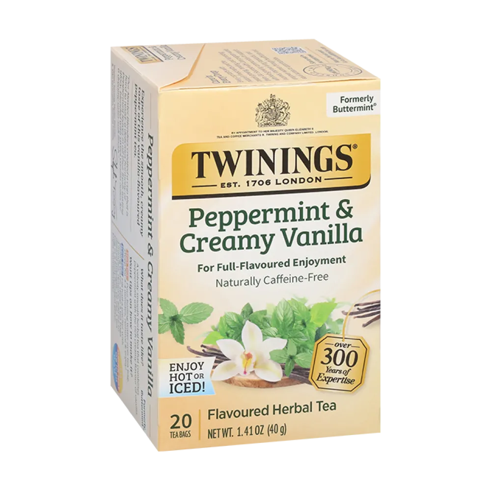 Twinings Peppermint & Creamy Vanilla 20s- Twinings