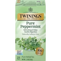 Twinings Pure Peppermint Herbal 25s- Twinings