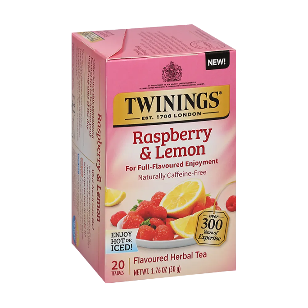 Twinings Raspberry & Lemon Herbal 20s- Twinings