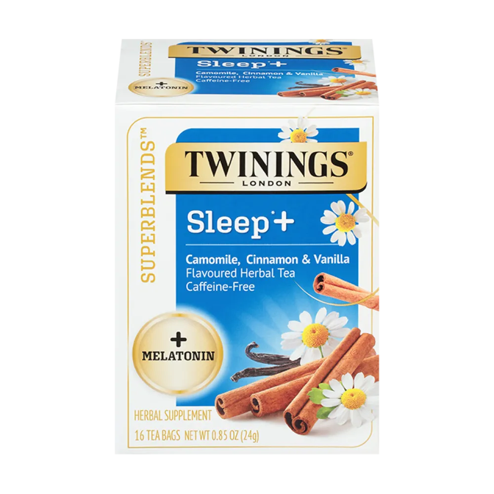 Twinings Sleep+ Melatonin Herbal 16s- Twinings