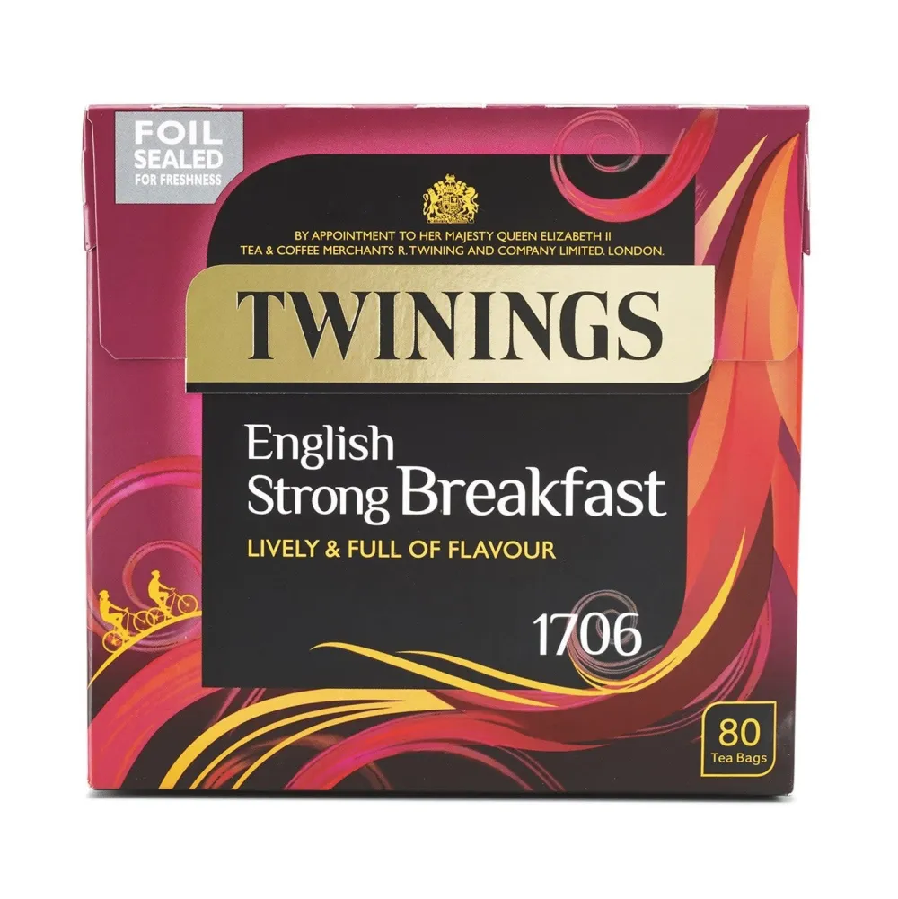 Twinings UK 1706 Strong English Breakfast 80s- Twinings