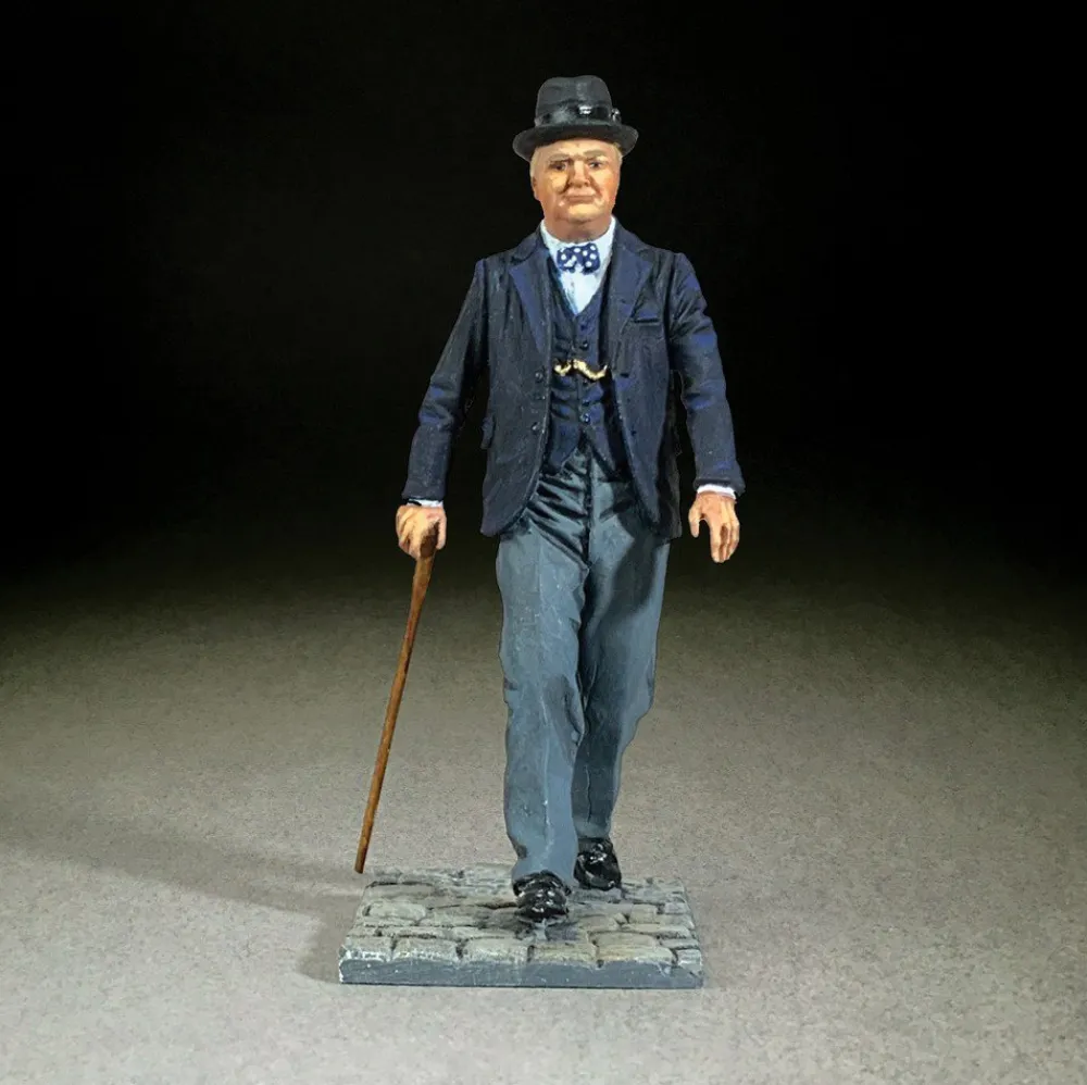 UK Prime Minister Winston Churchill, 1940-45 Figurine- Cultural Icons|W. Britain Miniatures