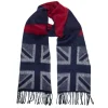 Union Jack Pure Brushed Wool Scarf- Scarves & Wraps|Souvenirs