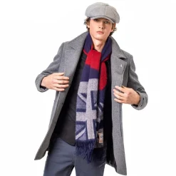 Union Jack Pure Brushed Wool Scarf- Scarves & Wraps|Souvenirs