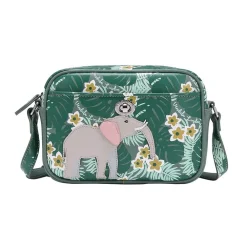Vendula London Animal Park Elephant Motif Large Camera Bag- Vendula London