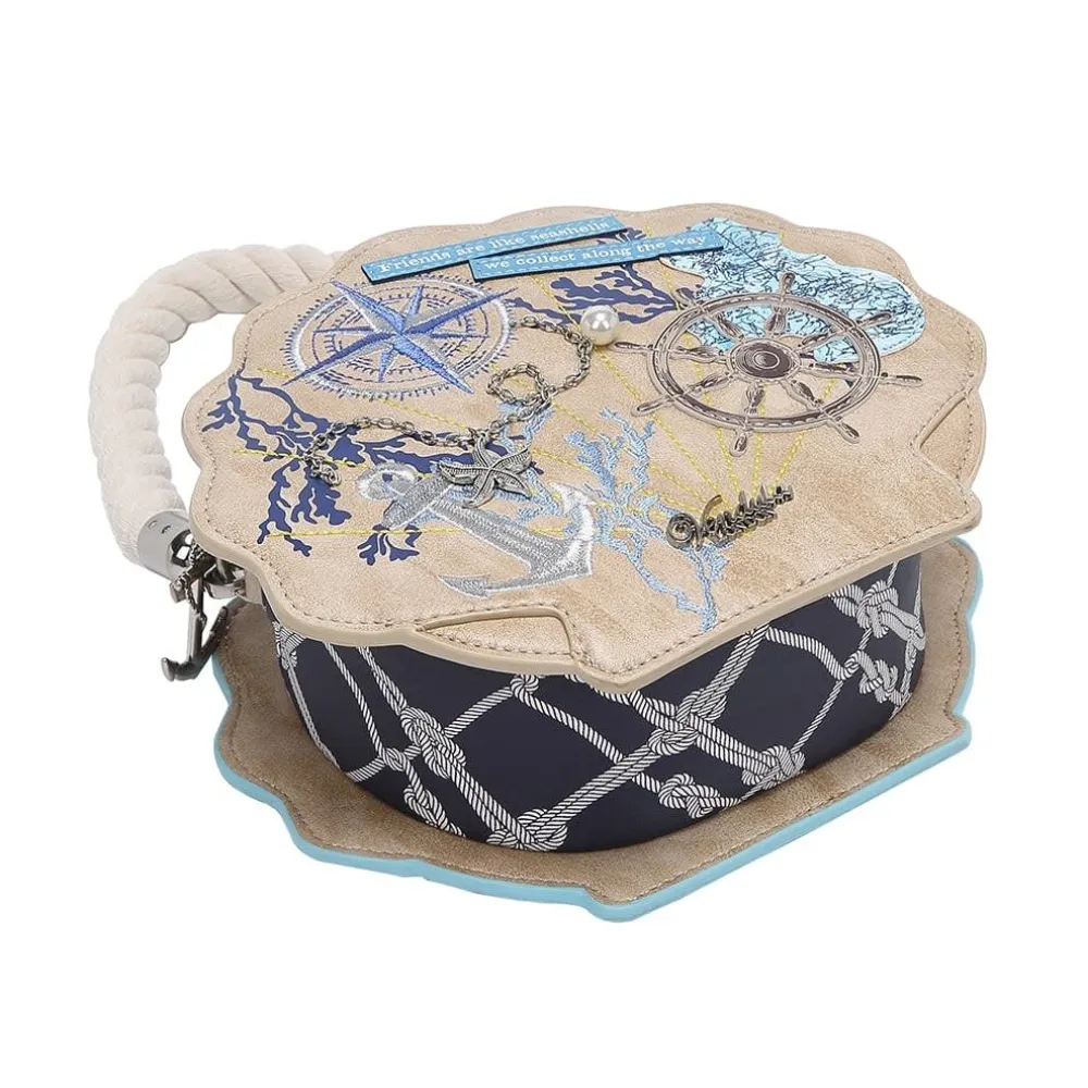 Vendula London English Coast Scrapbook Hetty Bag- Vendula London