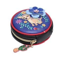 Vendula London Gardens of the World Mexico Round Coin Purse- Vendula London