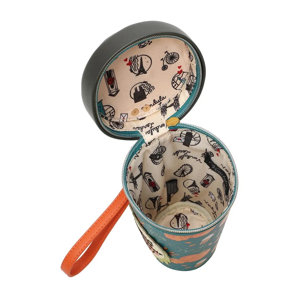 Vendula London Sugar & Spice Coffee Shop Pumpkin Spice Latte Bag- Vendula London