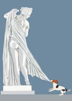 Venus and Pup Birthday Card- Greeting Cards