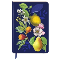 Vintage Floral Fruits Softcover Journal- Journals & Other Stationery