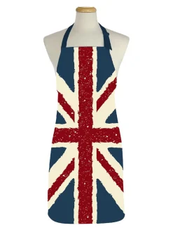 Vintage-Style Union Jack Tea Apron- Aprons