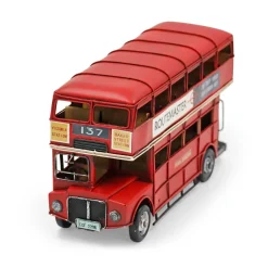 Vintage Transport Large Double Decker Bus Model- Souvenirs|Home Accents