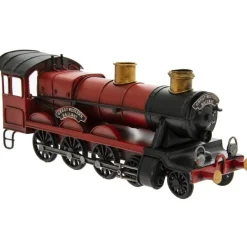 Vintage Transport Red Locomotive Model- Home Accents