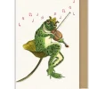 Violin Frog Birthday Card- Greeting Cards