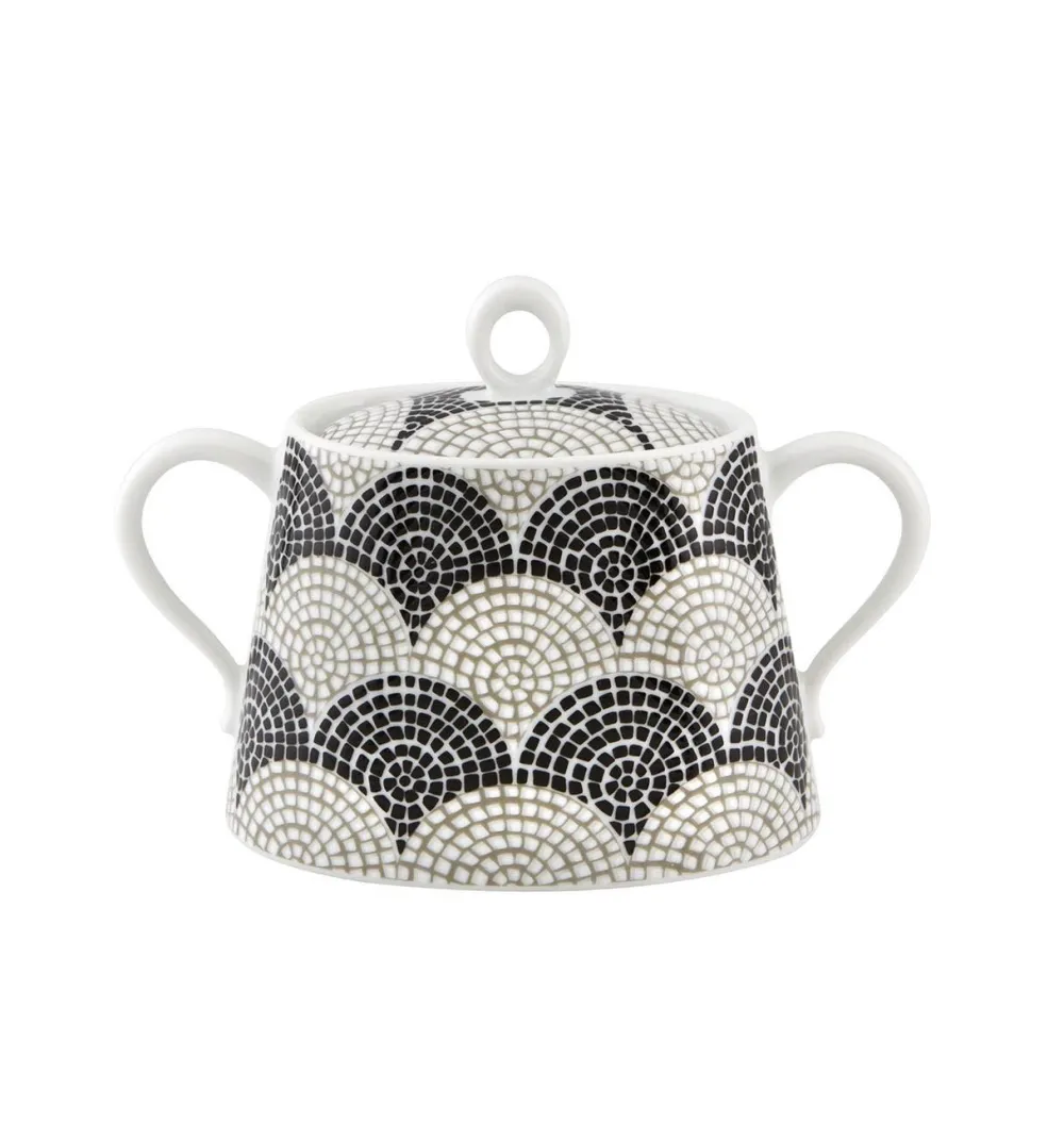 Vista Alegre Calcada Portuguesa Sugar Box- Creamers & Sugar Bowls