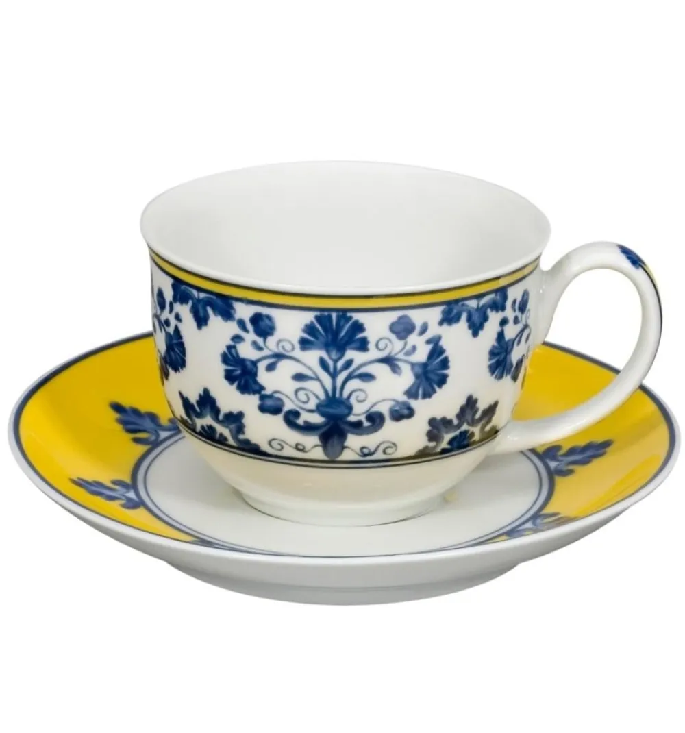 Vista Alegre Castelo Branco Coffee Cup & Saucer- Assorted Mugs|Teacups & Saucers
