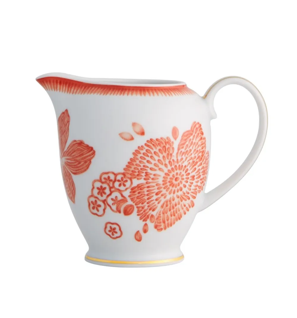 Vista Alegre Oscar de la Renta by Coralina Milk Jug- Creamers & Sugar Bowls
