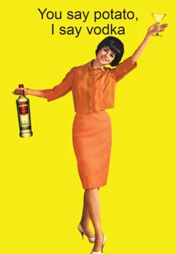 Vodka Greeting Card- Greeting Cards