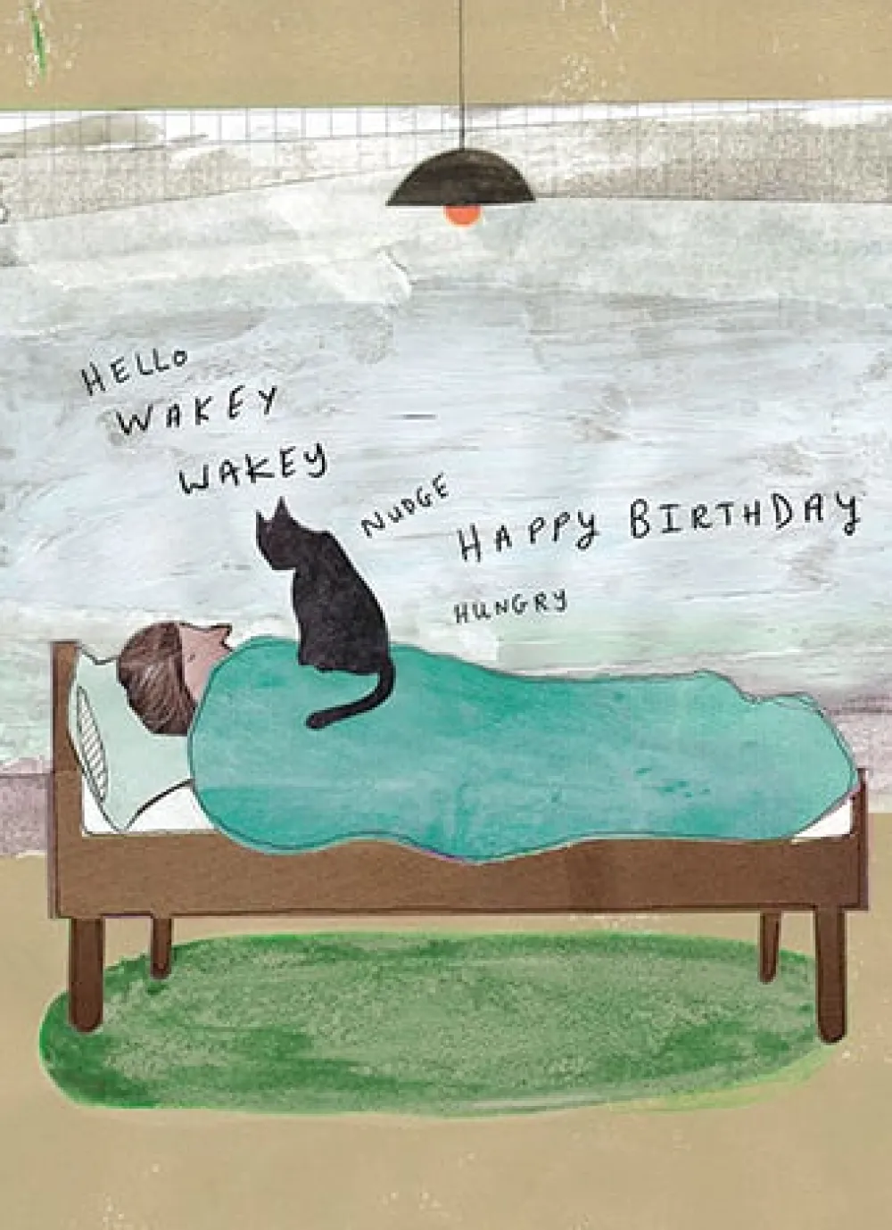 Wakey Wakey Birthday Card- Greeting Cards