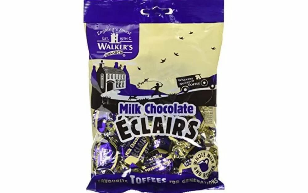 Walkers Nonsuch Milk Chocolate Eclairs Bag- Sweets