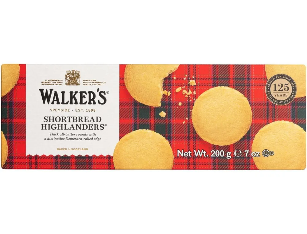 Walker's Shortbread Co. Walkers Pure Butter Shortbread Highlanders 7 oz- Biscuits