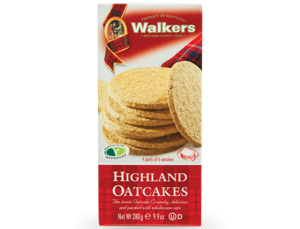 Walker's Shortbread Co. Walkers Highland Oat Crackers- Crackers & Savory Snacks