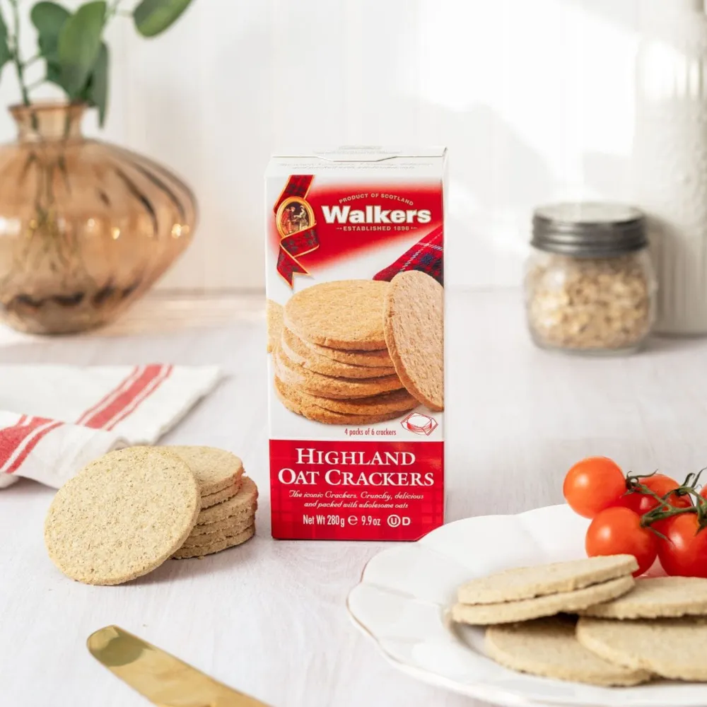 Walker's Shortbread Co. Walkers Highland Oat Crackers- Crackers & Savory Snacks