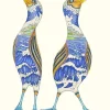 Watercolor Blue-Footed Booby Greeting Card- Greeting Cards