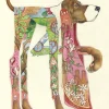 Watercolor Hound Greeting Card- Greeting Cards