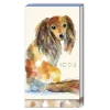 Watercolor Pets Dogs Dachshund Tall Notepad- Journals & Other Stationery