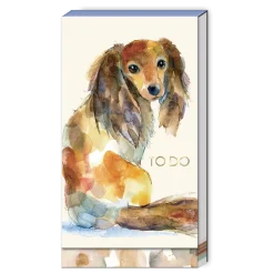 Watercolor Pets Dogs Dachshund Tall Notepad- Journals & Other Stationery