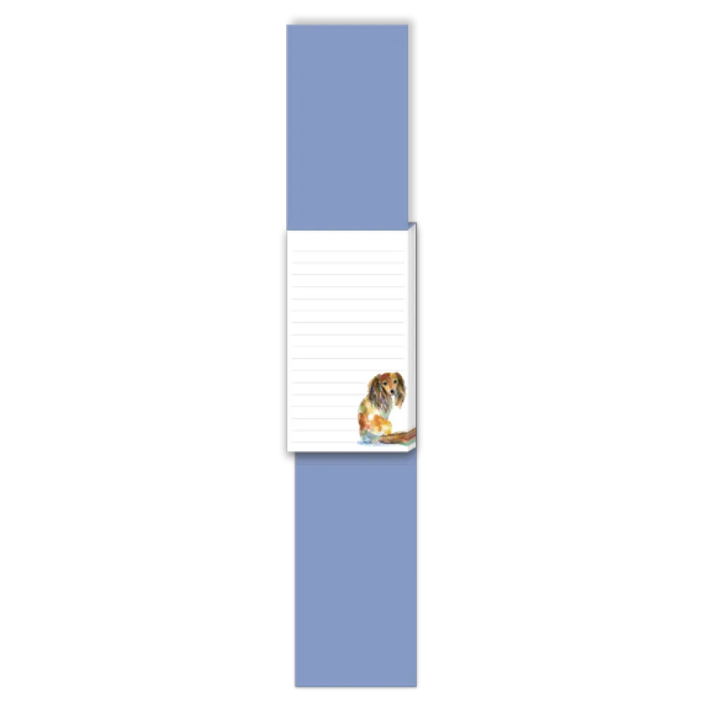Watercolor Pets Dogs Dachshund Tall Notepad- Journals & Other Stationery