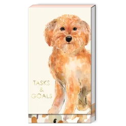 Watercolor Pets Dogs Golden Doodle Tall Notepad- Journals & Other Stationery