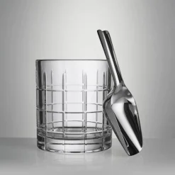 Waterford Cluin Ice Bucket & Scoop- Waterford|Bar Accessories & Decanters