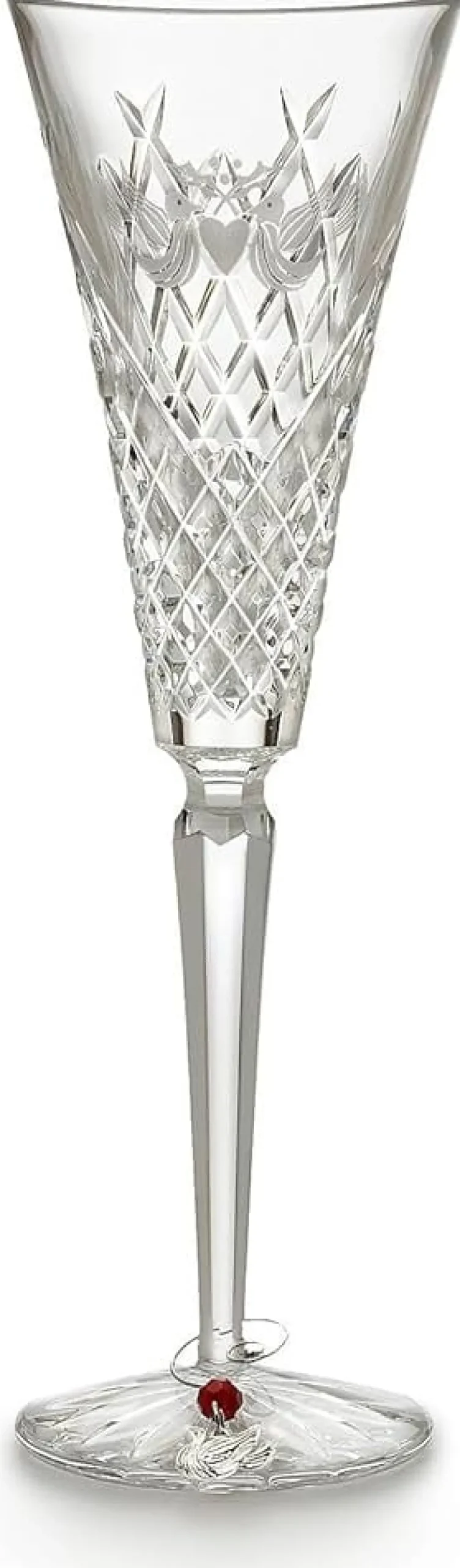 Waterford 12 Days of Christmas 2 Turtle Doves Flute- Waterford|Glasses & Steins