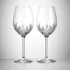 Waterford Lismore Essence Red Wine Goblet Pair- Glasses & Steins|Waterford