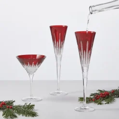 Waterford New Year Celebration 2024 Scarlet Flute Pair- Waterford|Glasses & Steins