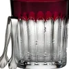 Waterford Red Talon Crystal Ice Bucket with Tongs- Waterford|Bar Accessories & Decanters