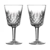 Waterford Lismore Goblet Pair- Glasses & Steins|Waterford
