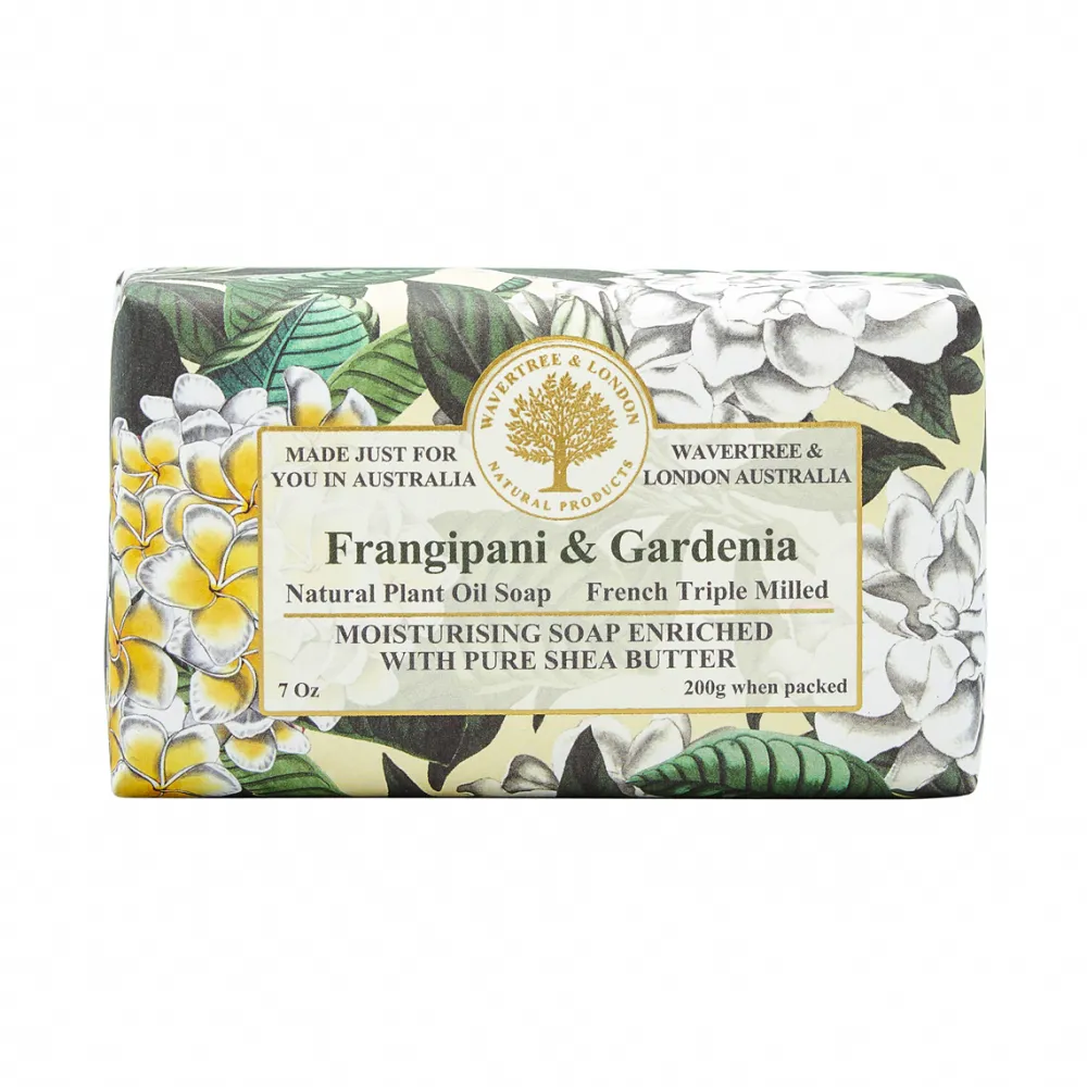 Wavertree & London Frangipani & Gardenia Bar Soap- Bar Soaps