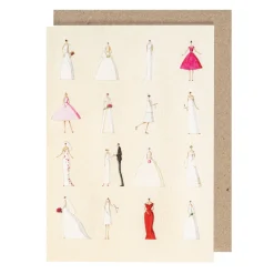 Wedding Dresses Greeting Card- Greeting Cards