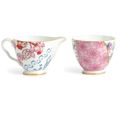 Wedgwood Butterfly Bloom Creamer & Sugar Set- Creamers & Sugar Bowls