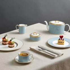 Wedgwood Helia Teacup & Saucer- Teacups & Saucers