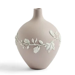 Wedgwood Magnolia Blossom Bud Vase Mink- Vases
