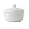 Wedgwood Nantucket Basket Covered Sugar- Creamers & Sugar Bowls