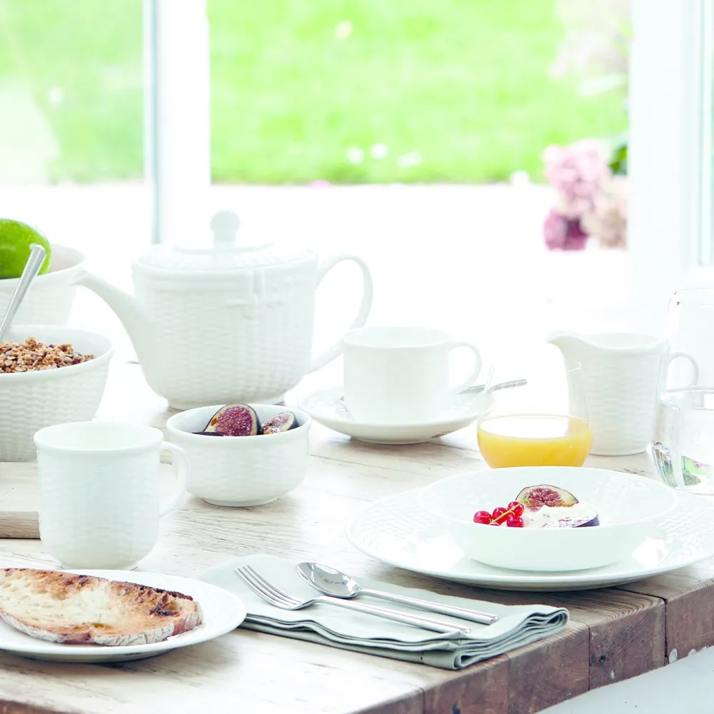 Wedgwood Nantucket Basket Creamer- Creamers & Sugar Bowls