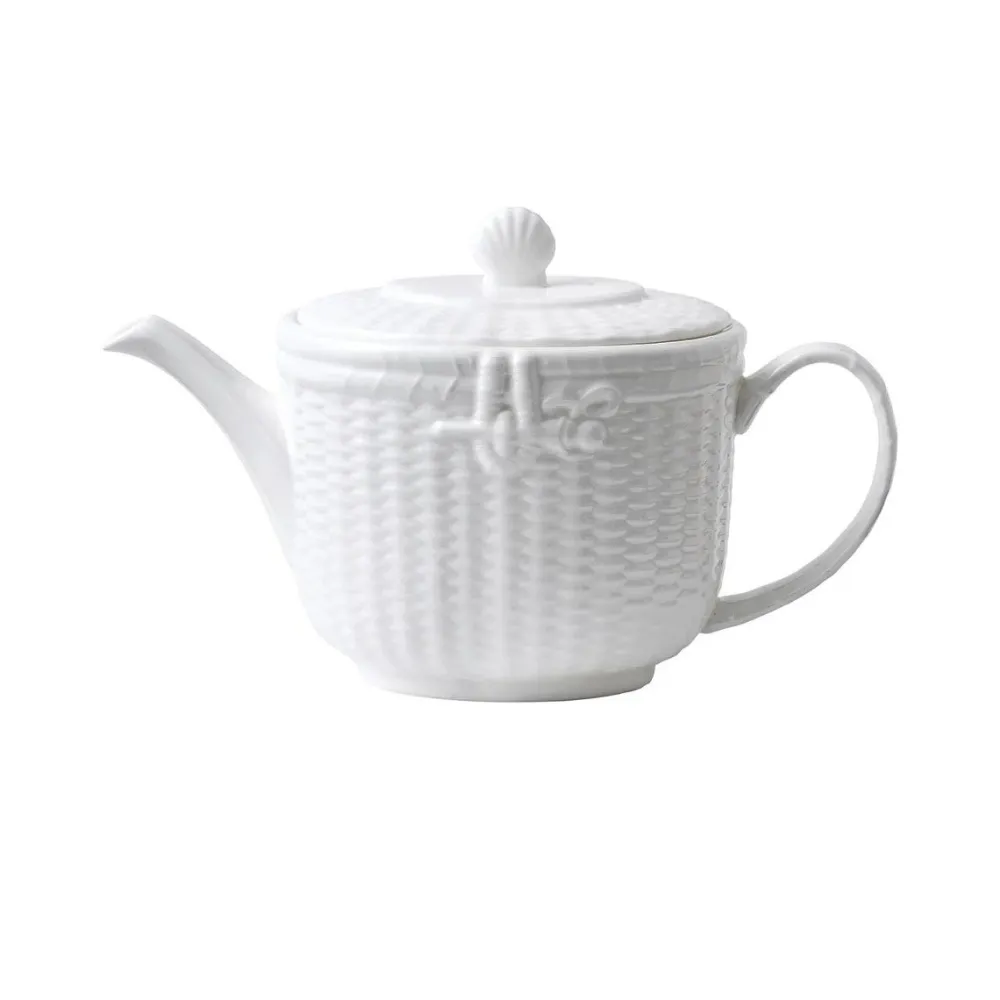 Wedgwood Nantucket Basket Teapot- Teapots